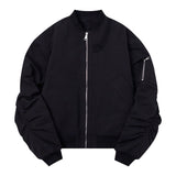 Men Cotton Padded Jacket Coat Winter Thicken Thermal Cotton Coat Jacket Men's Cotton-Padded Coat Baseball Uniform