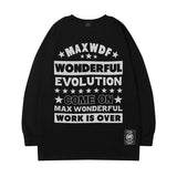 Men Long Sleeve Shirt Autumn and Winter Long Sleeve T-shirt Men and Women Ins Hip Hop Style Loose