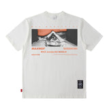 Men T Shirt Cartoon Printed Short-Sleeved T-shirt Men and Women Street Cotton Casual