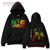 Bob Marley 2024 Hoodie Harajuku Hip Hop Pullover Tops Popula