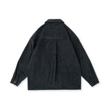 Unisex Jacket Autumn Corduroy Shirt Women's Clothing