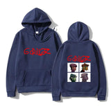 2024 Spring Rock Print Hoodies Music Band Gorillazs Punk