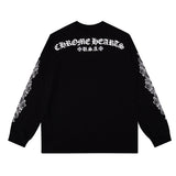 Chh Chrome Heart Long Sleeve Shirt Unisex Fashion Loose Long Sleeve Shirt