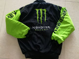 F1 Racing Suit Racing Suit Preppy Style Retro Style Autumn and Winter Wear Coat Cotton-Padded Casual Coat Embroidery
