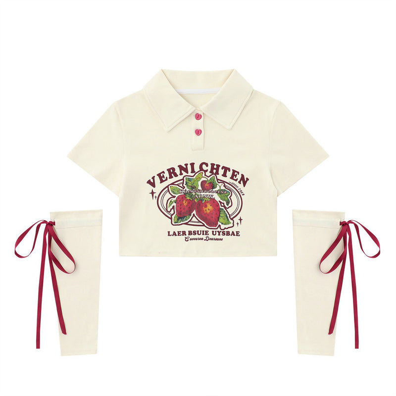 Women Long Sleeve T-Shirt Short T-shirt Girls Summer