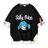 Sally Face T Shirts Supremeforce Adventure Puzzle Solving Sally Face