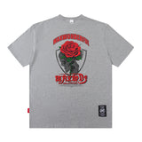 Men T Shirt Retro Portrait Printing T-shirt Men's and Women's Short Sleeve Loose Couple