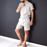Men Co-Ords Suit Men's T-shirt Cargo Shorts Casual