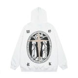 Men Hoodie Hooded Sweater Long Sleeve Loose Pullover Top