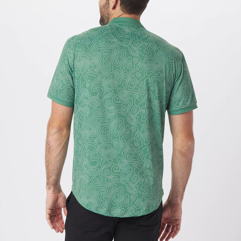 Men's Shirt Polo Shirt Short Sleeve Men's Shirt Loose