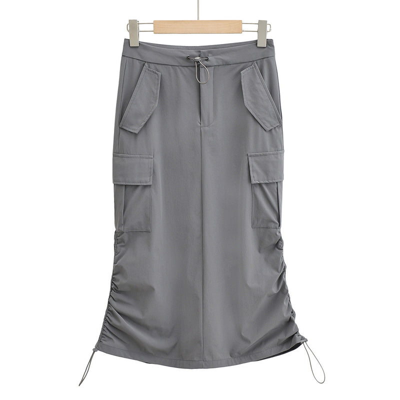 Women Skirt Women's Summer Retro Long Skirt