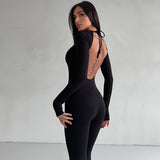 Women Jumpsuit Spring Fashion Sexy Slim Long Sleeve