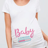 Baby In Progress Baby Loading Maternity Short Sleeve