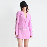 Frankie Shop Hourglass Blazer Autumn Dress Butterfly