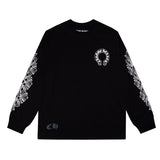 Chh Chrome Heart Long Sleeve Shirt Unisex Fashion Loose Long Sleeve Shirt