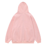 Men Hoodie Two-Way Zipper Woven Five-Pointed Star Cardigan Sweater