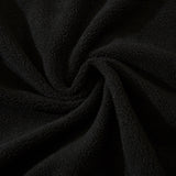 Men Fleece Lined Hoodie Winter Hooded Jacket Men's High Street Letter Printing Distressed Sweater