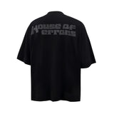 House Of Errors T-Shirt Eye of Truth Classic 3D Printed Eyes Short Sleeve Loose Vintage
