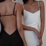 Women Desses Back Strap Dress Formal Dress