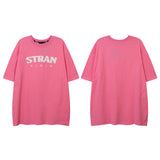 Men T Shirt Letter Short Sleeve T-shirt Harajuku Country Fashion Brand Summer Couple