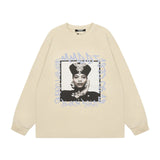 Men Long Sleeve Shirt Hiphop Casual Long Sleeve T-shirt Men's and Women's Bottoming Shirt