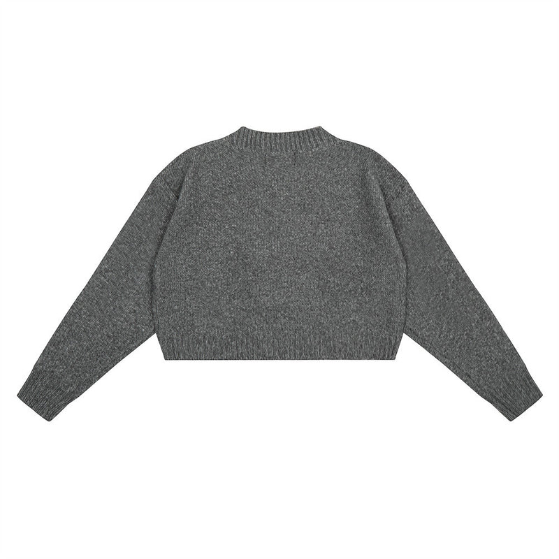 Women Sweater Short Sweater Casual Women's Autumn Long Sleeve