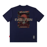 Men T Shirt Retro Men's Short-Sleeved T-shirt Casual Men and Women