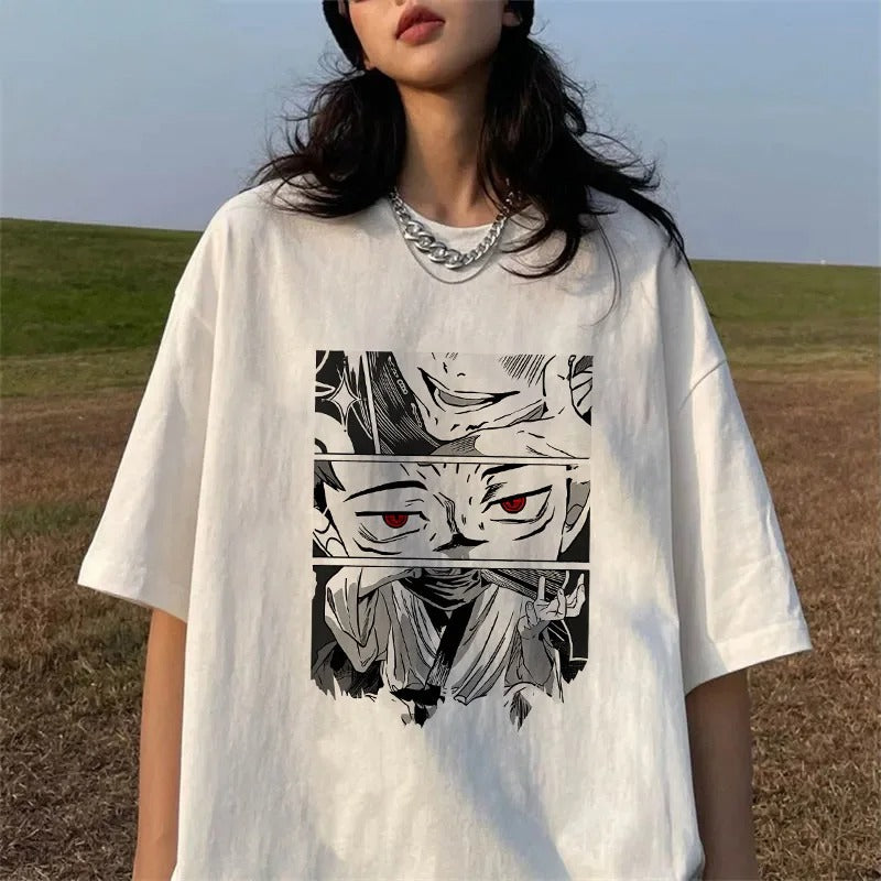 Japanese Anime Jujutsu Kaisen Men T Shirts Itadori