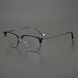 CHH Chrome Hearts Glasses Simple Japanese Business Half Frame Pure Titanium Glasses Frame