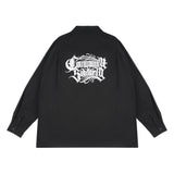 Men Long Sleeve T Shirt Men's Embroidered Letter Long Sleeve Shirt Shirt Coat