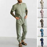 Men Co-Ords Men's Summer Casual Suit Short-Sleeved One-Piece Trousers