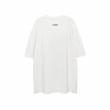 Men T Shirt Loose Half Sleeve T-shirt Men's Printed Short Sleeve