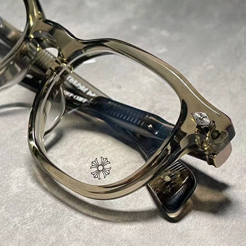 CHH Chrome Hearts Glasses Irregular Vintage Oval Fashion Glasses Frame