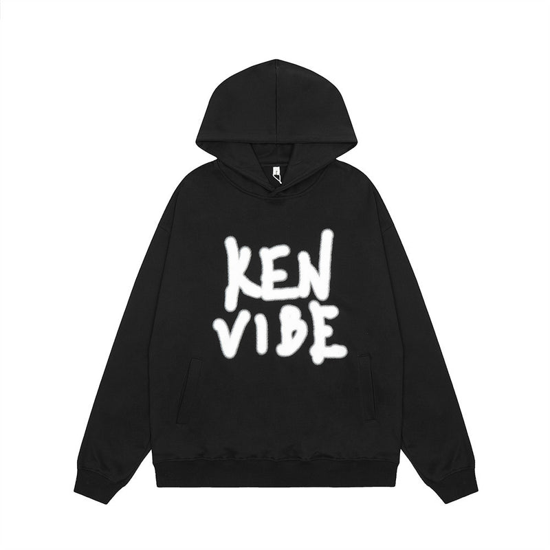 Men Hoodie Letter Printed Hoodie Autumn and Winter Pullover Hoodie