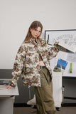 Unisex Jacket Autumn Floral Trendy Coat Women's Clothing