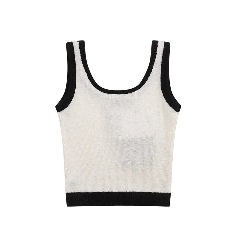 Women Vest Women's Summer Slim Fit Short Sleeveless