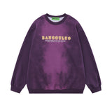 Men Hoodie Sweater Autumn and Winter Letter Printed Loose Long Sleeves round Neck Pullover Men