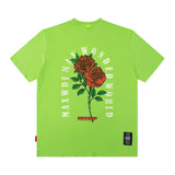 Men T Shirt Printed Short-Sleeved T-shirt Men's Summer Retro Loose