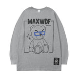 Men Long Sleeve Shirt Autumn and Winter round Neck Long Sleeve T-shirt Men and Women Ins Loose