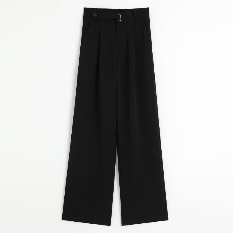 Palazzo Pants Mop Pants Women's Straight Loose Casual High Waist