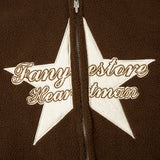 Men Hoodie Winter Hooded Jacket Men's Vibe Paste Cloth Embroidery Five-Pointed Star