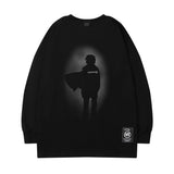 Men Long Sleeve Shirt Preppy Style round Neck Long Sleeve T-shirt Men and Women Street Hip Hop Couple