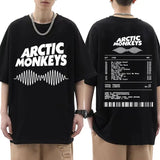 Arctic Monkeys Tour Graphic T Shirts Men's Hip Hop Retro