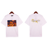 Denim Tears T Shirts Letter Portrait Short Sleeve T-Shirt