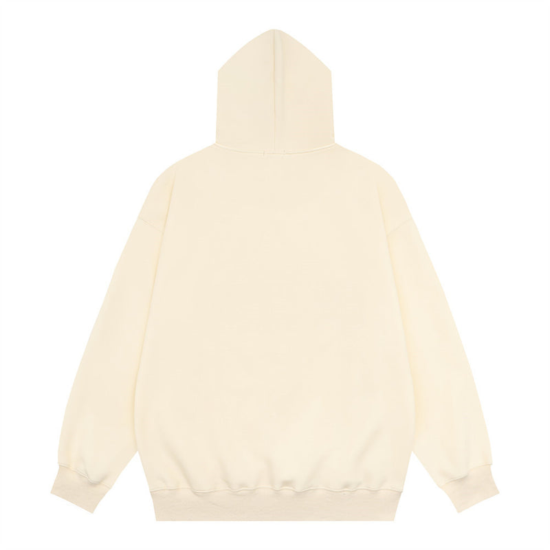 Men Hoodie Hooded Sweater Vibe Five-Pointed Star Print Loose