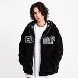 Men Cotton Padded Jacket Coat Double-Sided Wear Berber Fleece Cotton Coat Men's Winter Loose Cotton Coat Coat