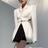 Frankie Shop Hourglass Blazer Autumn Fashion Suit for Women