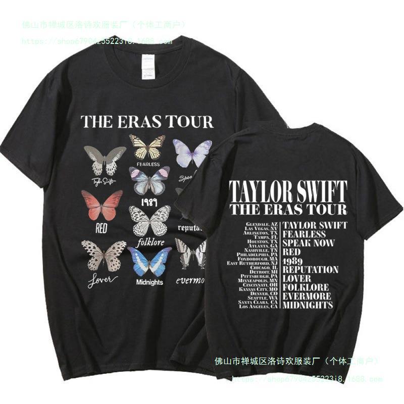TS The Eras Tour T-Shirts Woman Man Short Sleeve Fashion