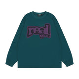 Men Long Sleeve Shirt Couple Long Sleeve T-shirt Men and Women Ins Idle Style All-Match Loose