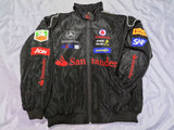 F1 Racing Suit Racing Suit College Style/Retro Style Autumn and Winter Cotton-Padded Coat Embroidery